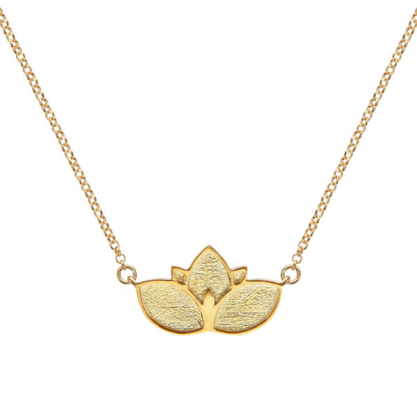 Lotus 2025 Lucky Charm Necklace in Gold-Plated 925 Silver