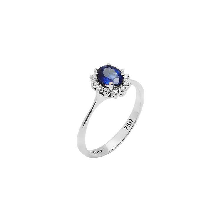 SAPPHIRE ELEGANT ROSETTE RING - Image 2